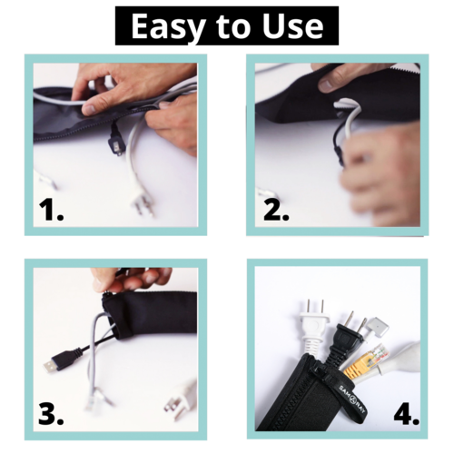 Cable Organizer Management Sleeve
