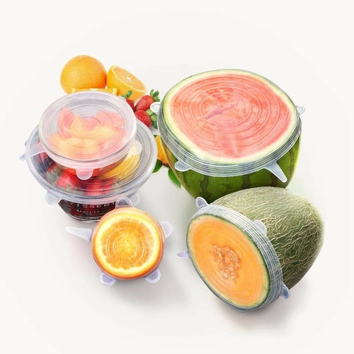 Silicone Food Lids – 6 Piece Set