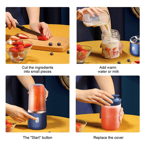 High-Quality Twin Gear Portable Juice Blender