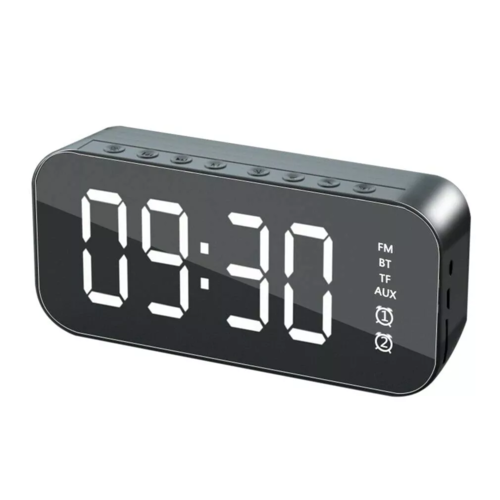 LED Display Alarm Clock with Wireless Bluetooth Speaker