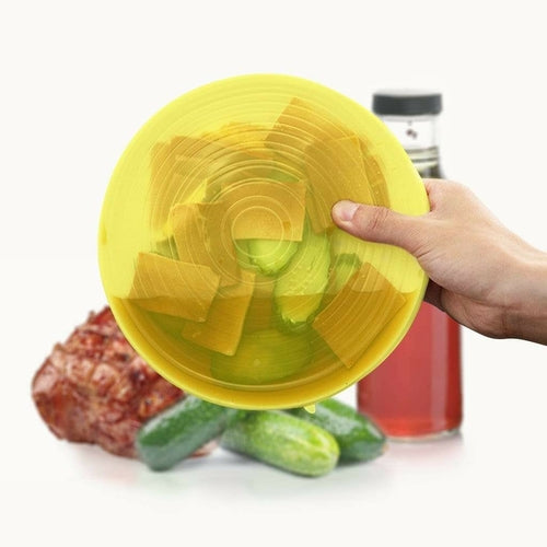 Silicone Food Lids – 6 Piece Set